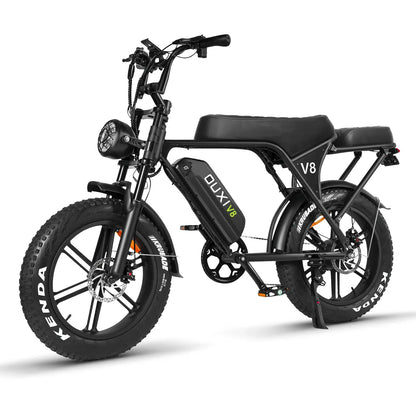 VoltVogue V8 Electric Bike – Premium Urban Commuter with Dual Seat