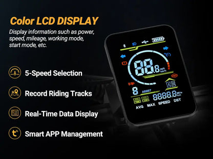 VoltVogue V8 Electric Bike – Premium Urban Commuter with Dual Seat