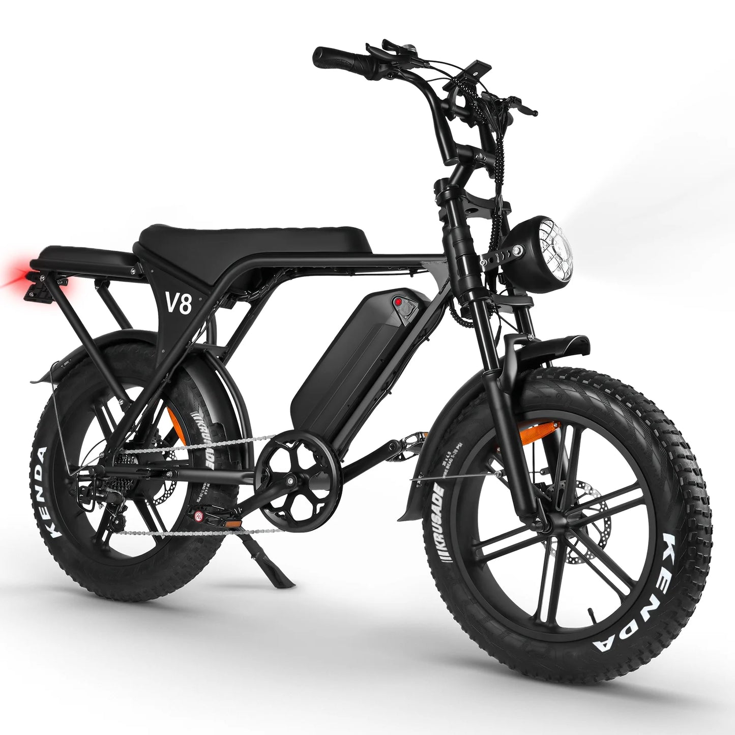 VoltVogue V8 Electric Bike – Premium Urban Commuter with Dual Seat